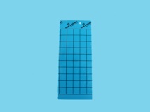 Tablica klej sygnaliz. niebieska [10x25cm] 10szt +druciki