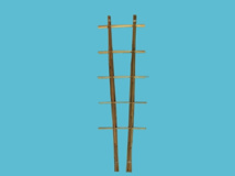Bambus drabinki 45cm S2 (350st)