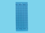 Tablica klej sygnalizacyjna niebieska [10x25cm] 10 szt.
