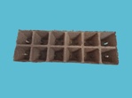 Jiffy wielodon torf kwadr. 5,7x6cm [200szt] (2400 otw)